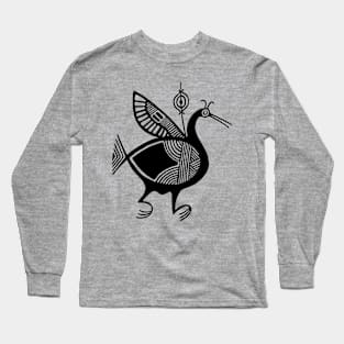 Cypriot bird - timeless abstraction Long Sleeve T-Shirt